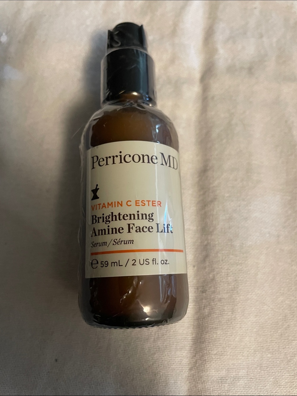 Perricone MD Brightening Amine Face Lift Serum - brown and black
